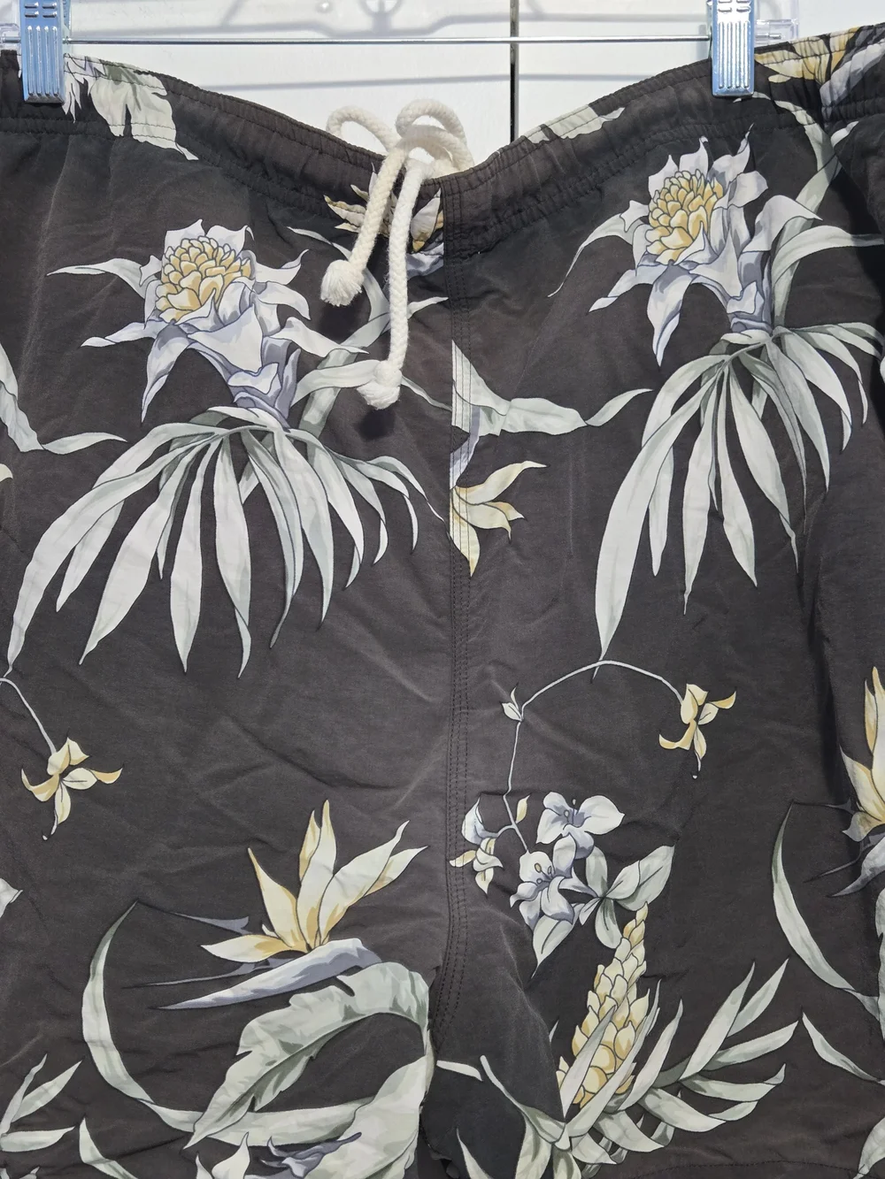 Tommy Bahama Floral Swim Trunks XXL Hawaiian Board Shorts Tropical